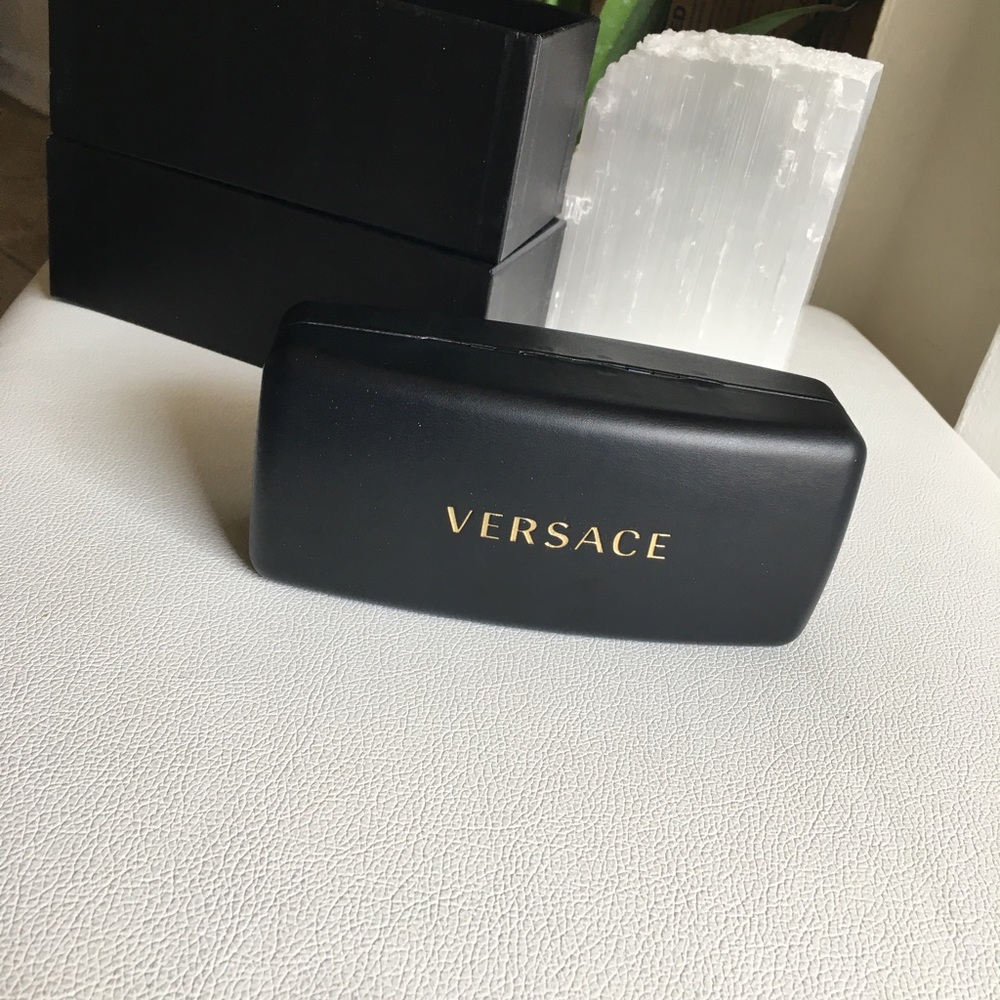 VERSACE Dark Grey Rectangular Men’s Sunglasses VE2242 100287 61 - Picture 11 of 14